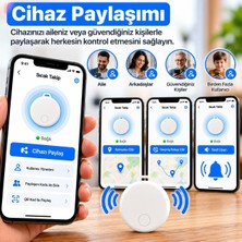 Rafta Tr Akıllı Bluetooth Konum Takip Cihazı Ios ve Android Uyumlu Anahtar Çanta Valiz Bulucu Sesli Uyarılı Mini