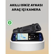 Rafta Gece Görüşlü Araç Dikiz Aynası Kamera Park Monitörlü