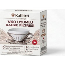 Rafta Hario V60-02 Uyumlu Beyaz Kahve Filtresi