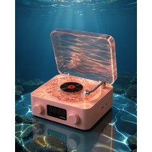 Midas Toptan Retro Saatli Bluetooth Hoparlör Gece Lambalı Uuczzzgramafonspeaker-33