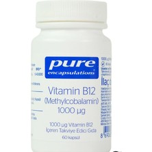 Rafta Vitamin B12 1000 Mcg, 60 Kapsül, Metilkobalamin Form, Vegan