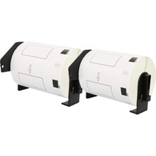Rafta 2x DK-11240 102 x 51 mm Kargo Etiketleri (600 Adet/rulo) P-Touch QL-1050, QL-1050N, QL-1060N, QL-1100, QL-1110NWB Etiket Yazıcısı ile Uyumlu