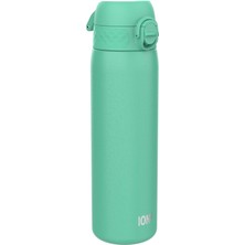 Rafta Sızdırmaz Ince Içecek Şişesi, Paslanmaz Çelik, Mavi Yeşil, 600 ml (20 Oz)