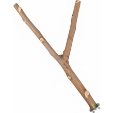 Rafta Tr Büyük Boy Papağanlar Doğal Ağaç Çatallı Kuş Tüneği Papağan Çatal Tünek Kafes Için Doğal Ahşap Çatal Dal Tünek Boy 37-47 cm