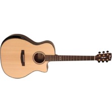 Rafta Ga-Pf Bevel Nat Elektro Akustik Gitar Ga-Pf Bevel Nat, El