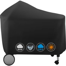 Rafta Tr Weber 7152 Performer Deluxe 22 Inç Kömür Izgaraları Için Izgara Örtüsü, Su Geçirmez Solmaya Dayanıklı Barbekü Örtüsü (48,5 U x 25,5 G x 39,8 Y Inç)
