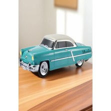 Rafta Tr 1952 Lincoln Capri Model Retro Araba Bluetooth Hoparlör Fm Radyo USB Tf Aux Destekli Speaker Turkuaz 2 Yıl Ithalatçı Garantisi