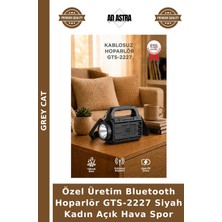 Grey Cat Özel Üretim Bluetooth Hoparlör GTS-2227 Siyah Kadın Açık Hava Spor