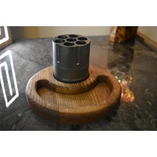 Gy Atelier Alüminyum Revolver & Ahşap Tasarım Kalemlik