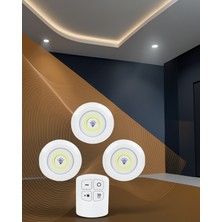 Uslucan Alışveriş Uzaktan Kumandalı 3 Lü Spot LED Lamba UCZZZ3LÜSPOTLEDIŞIKKKKKK1