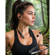 Uslucan Alışveriş Kablosuz Neckband Kulaklık Uzun Süreli Batarya UCZZZTB12150SAATKULAKLIK-3