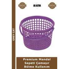 Grey Cat Premium Mandal Sepeti Çamaşır Bölme Kullanım