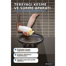 Sora Group Tereyağı Kesme ve Sürme Aparatı 13X7.2 cm Kapaklı Saklama Kabı Tereyağlık BX-316177