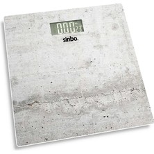 Ersert Ers Sinbo Dijital Tartı - Beyaz Renk - 180 kg Maks Kapasite - LCD Ekran