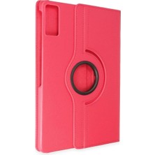 Hace Bazaar Marsilyan™- Huawei Honor Pad 10 12.1 Kılıf 360 Tablet Deri Kılıf - Pembe