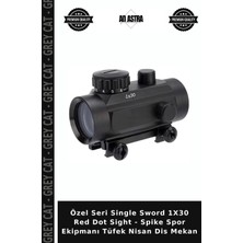 Grey Cat Özel Seri Single Sword 1X30 Red Dot Sight - Spike Spor Ekipmanı Tüfek Nisan Dis Mekan