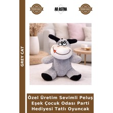 Grey Cat Özel Üretim Sevimli Peluş Eşek Çocuk Odası Parti Hediyesi Tatlı Oyuncak