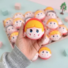 Ersert Ers Kırmızı Başlıklı Kız Tasarımlı Squishy - 12'li Paket - Karışık Model - Yumuşak Oyuncak