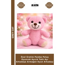 Grey Cat Özel Üretim Pembe Peluş Oyuncak Ayıcık Tatlı Ayı Arkadaşa Armağan Oyun Arkadaşı