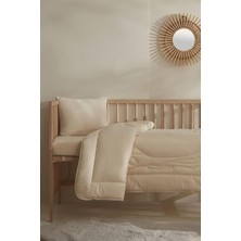Die Grup Tr Bebek Bunny Kapitoneli Comfort Set Pudra