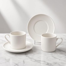 Die Grup Tr Sade 2 Kişilik Porselen Çay Fincan Takımı - 150 ml