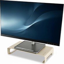 Die Grup Tr Prexua Riser Masaüstü Monitör Standı - Monitör Yükseltici (Gold, Medium)