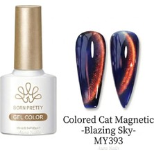 Born Pretty Blazing Sky/günbatımı Kedi Gözü Kalıcı Oje 10 ml