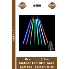 Grey Cat Premium 3.2m Meteor LED Rgb Gece Lambası Balkon Işığı