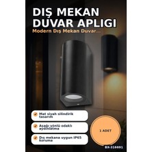 Hace Bazaar Dış Mekan Duvar Apligi GU10 Duy 10W Uyumlu IP65 Bahce Balkon Aplik Kasasi 1 Adet BX-316691