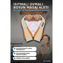 Hace Bazaar Isıtmalı Boyun Masaj Aleti Çift Yönlü Ovmalı Bel Sırt Bacak Masaj Cihazı BX-315987