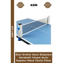 Grey Cat Özel Üretim Oyun Ekipmanı Hareketli Yaşam Açılır Kapanır Masa Tenisi Filesi