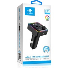 Hace Bazaar ARB-621 48W PD30W Qc3.0 Bluetooth Araç Fm Transmitter