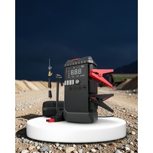 Mrt Teknik Şarjlı 12000 Mah 4 Ünlü Araç Yardım Cihazı UCZZZCYD41KOMPRESÖR