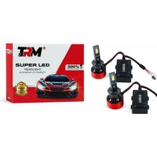 Tr Trm LED Xenon Süper LED H4 6000K 12000LM%500