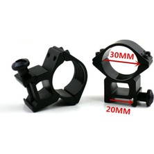 Ersert Ers- NİKULA-30MM /25.4mm Tüfek Dürbün Bağlama Aparat