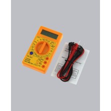 Hace Bazaar Dijital Multimetre Ölçü Aleti Ac Dc Ölçüm ve LCD Ekranlı Yeni Nesil