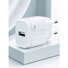 Hace Bazaar 12W USB Şarj Adaptörü 5V 2.4A Hızlı ve Güvenli Şarj Başlığı