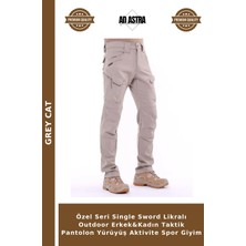 Grey Cat Özel Seri Single Sword Likralı Outdoor Erkek&kadın Taktik Pantolon Yürüyüş Aktivite Spor Giyim