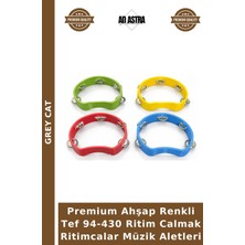 Grey Cat Premium Ahşap Renkli Tef 94-430 Ritim Calmak Ritimcalar Müzik Aletleri