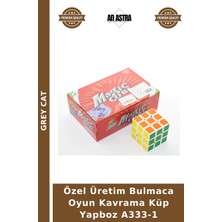 Grey Cat Özel Üretim Bulmaca Oyun Kavrama Küp Yapboz A333-1