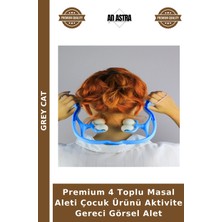 Grey Cat Premium 4 Toplu Masal Aleti Çocuk Ürünü Aktivite Gereci Görsel Alet