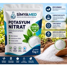 Simyamed Potasyum Nitrat Kno₃ Toz Form %99,9 Saflık 1 kg