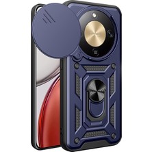 Honor Magic 8 Lite Için Kılıf Impact Resistant Lacivert [honor Magic 8 Lite ile Uyumlu Kılıf - Lacivert]