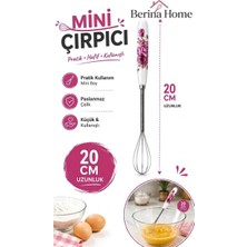 Berina Home Seramik Saplı Mini Çırpıcı Yumurta Çırpıcı Krema Çırpıcı Sos Çırpma Teli