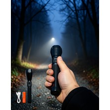 Filizora Digital Market Şarjlı El Feneri 60W 6000 Lümen 9000MAH Taşıma Çantalı Set UCZZZRT260FENER