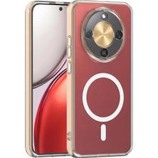 Happy Trend Honor Magic 8 Lite Için Kılıf Magsafe Clear Sararmaz Şeffaf [honor Magic 8 Lite ile Uyumlu Kılıf - Şeffaf]