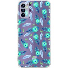 Happy Trend Reeder S19 Max Pro S ile Uyumlu Nazar Boncuğu 3 Kamera Korumalı Şeffaf Silikon Kılıf