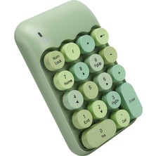 ForWhat Büro Ev Ofis Bilgisayarı Için Koyu Yeşil Numlock Hesaplama Klavyesi