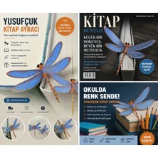 Talha3D Talha'dan Kitaplığınızı Renklendirecek Yusufçuk Şeklinde Kitap Ayracı 5 Adet