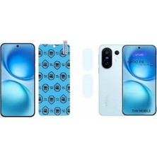 Happy Trend Nano Kırılmaz Ekran Koruyucu ve Kamera Lens Koruyucu(Lens Koruyucu 2 Adet) Vivo X200 Fe ile Uyumlu